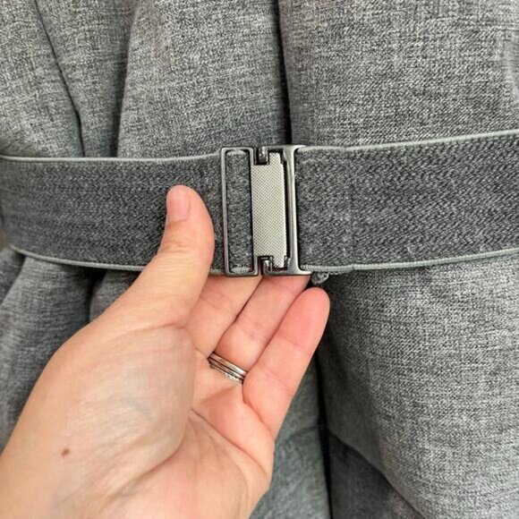 Lapin House Girls Winter Coat Faux Fur Hood Belted Quilted Jacket Size 14 - Picture 8 of 8